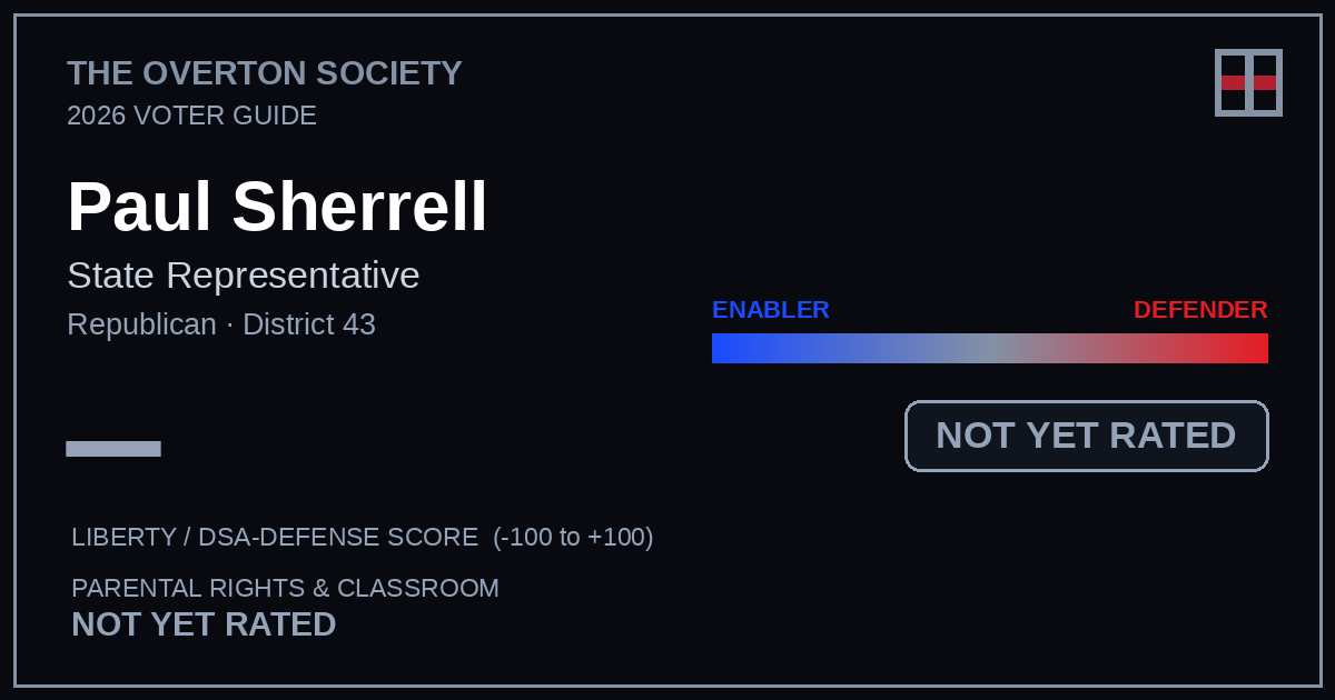 Paul Sherrell scorecard