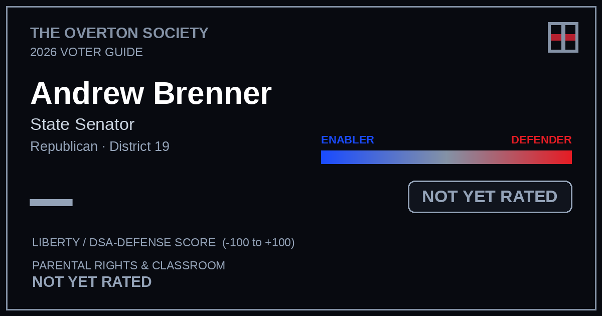 Andrew Brenner scorecard